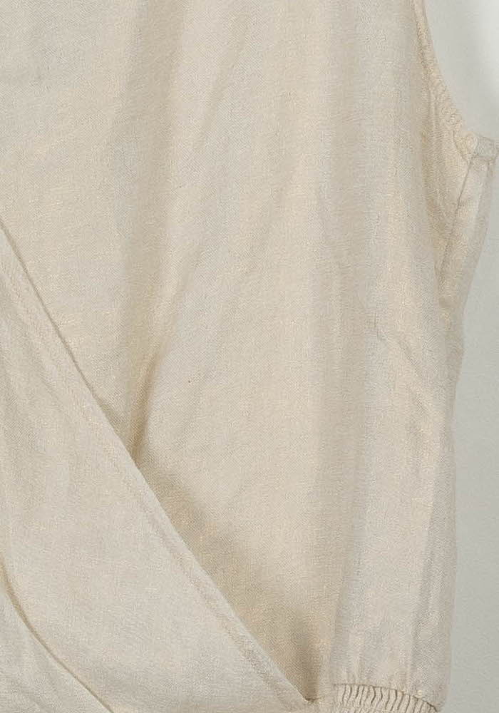 Blouse Sans Manches Beige - Taille XL/42 de la marque Caroll | PARAD108555 - Vendu par Paradigme - Image 3