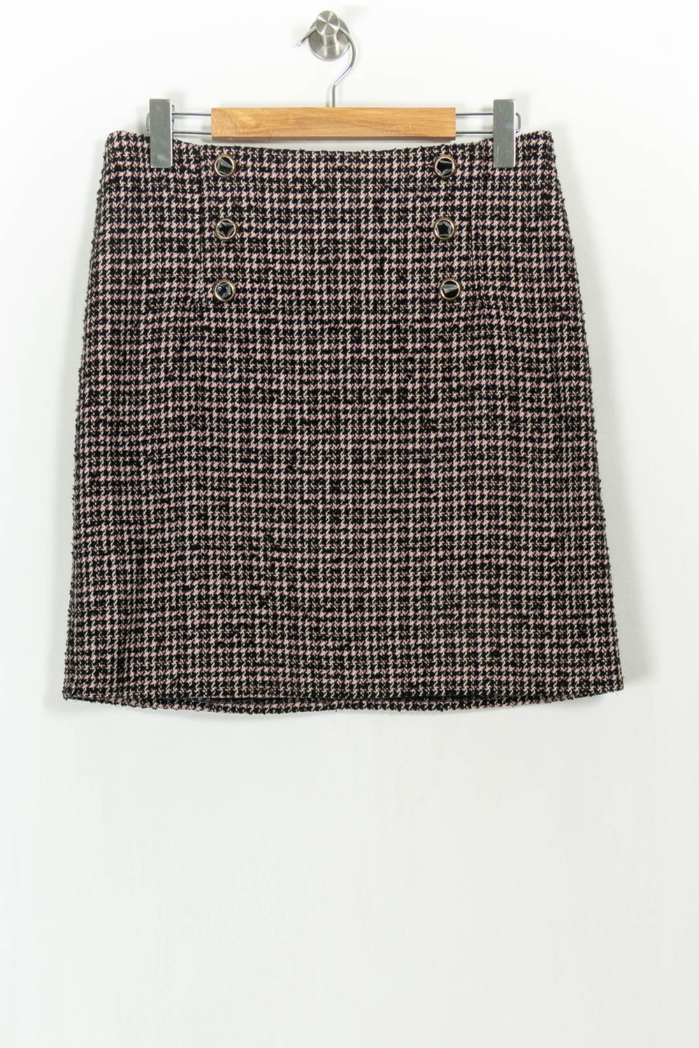Jupe Trapèze Noir et Rose - Taille XL/42 de la marque Caroll | PARAD108556 - Vendu par Paradigme - Image 2