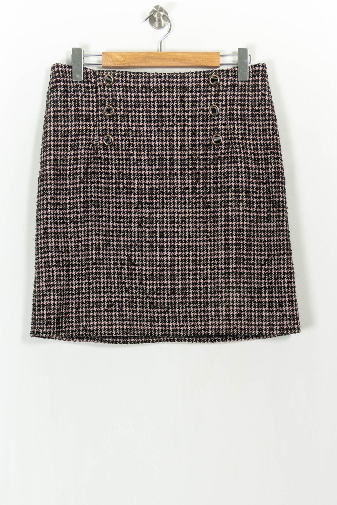 Jupe Trapèze Noir et Rose - Taille XL/42 de la marque Caroll | PARAD108556 - Vendu par Paradigme - Image 2