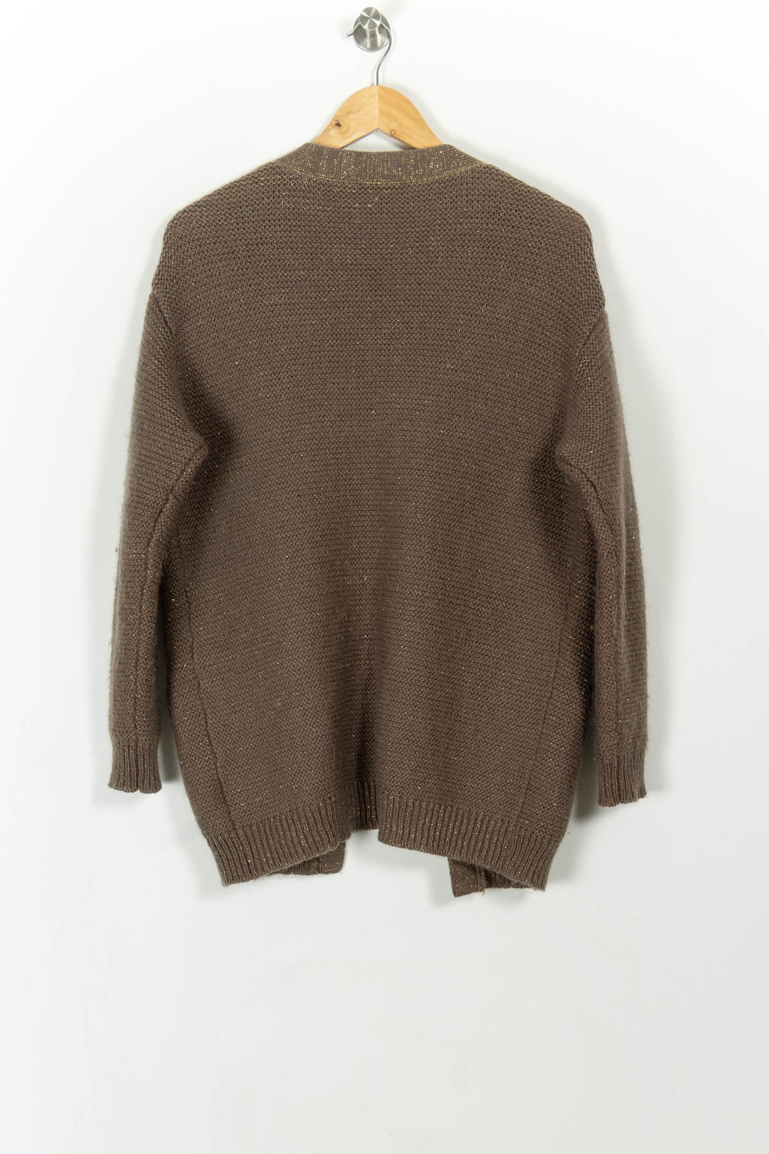 Cardigan Marron - Taille M/38 de la marque Maison 123 | PARAD108557 - Vendu par Paradigme - Image 4