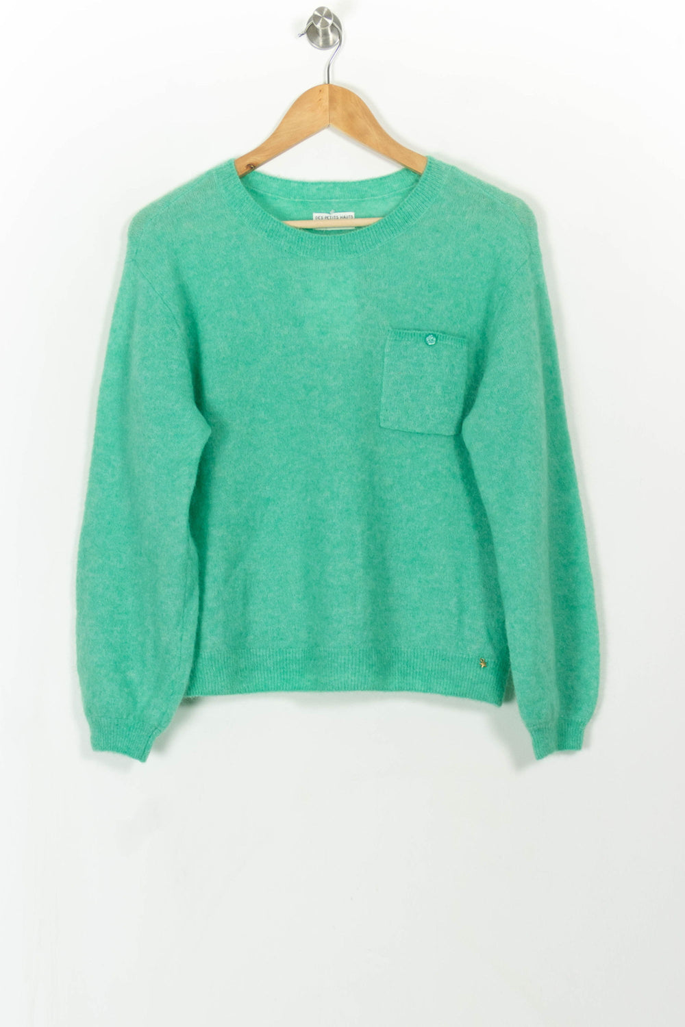 Pull Vert - Taille L/40 de la marque Des petits hauts | PARAD108558 - Vendu par Paradigme - Image 2