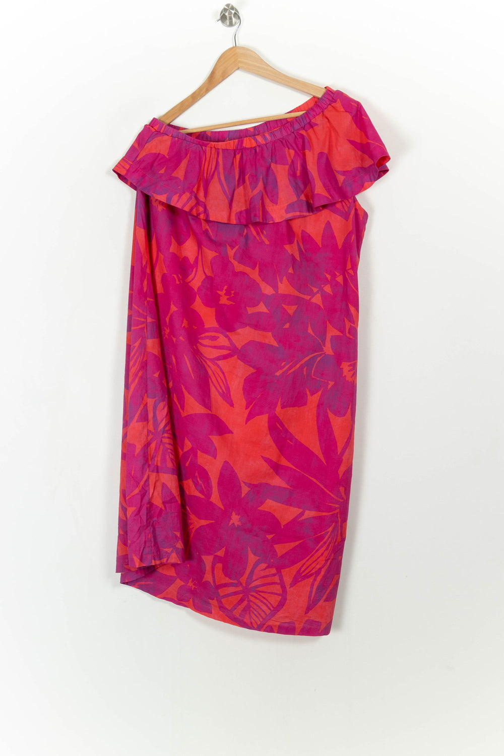 Robe Bardot Rose et Orange - Taille L/40 de la marque Caroll | PARAD108560 - Vendu par Paradigme - Image 2