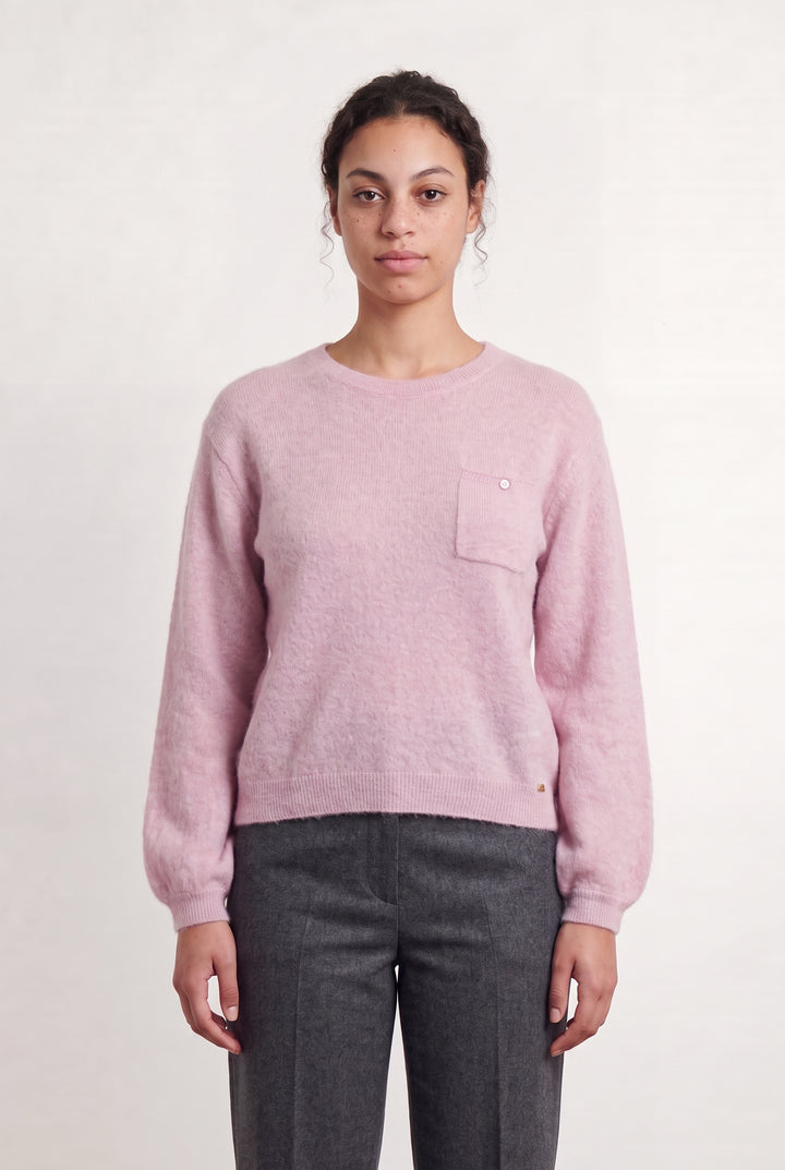 Pull Rose - Taille L/40 de la marque Des petits hauts | PARAD108564 - Vendu par Paradigme - Image 1