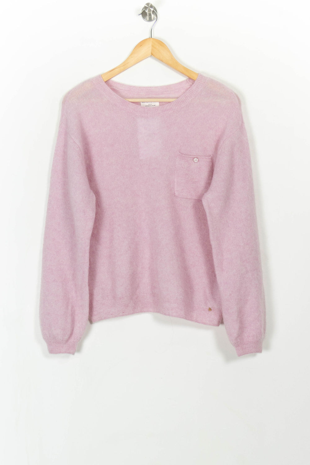 Pull Rose - Taille L/40 de la marque Des petits hauts | PARAD108564 - Vendu par Paradigme - Image 2