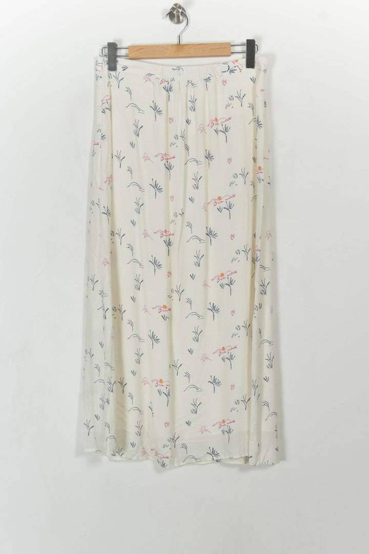 Jupe Longue Blanche et Bleue - Taille XL/42 de la marque Des petits hauts | PARAD108565 - Vendu par Paradigme - Image 4