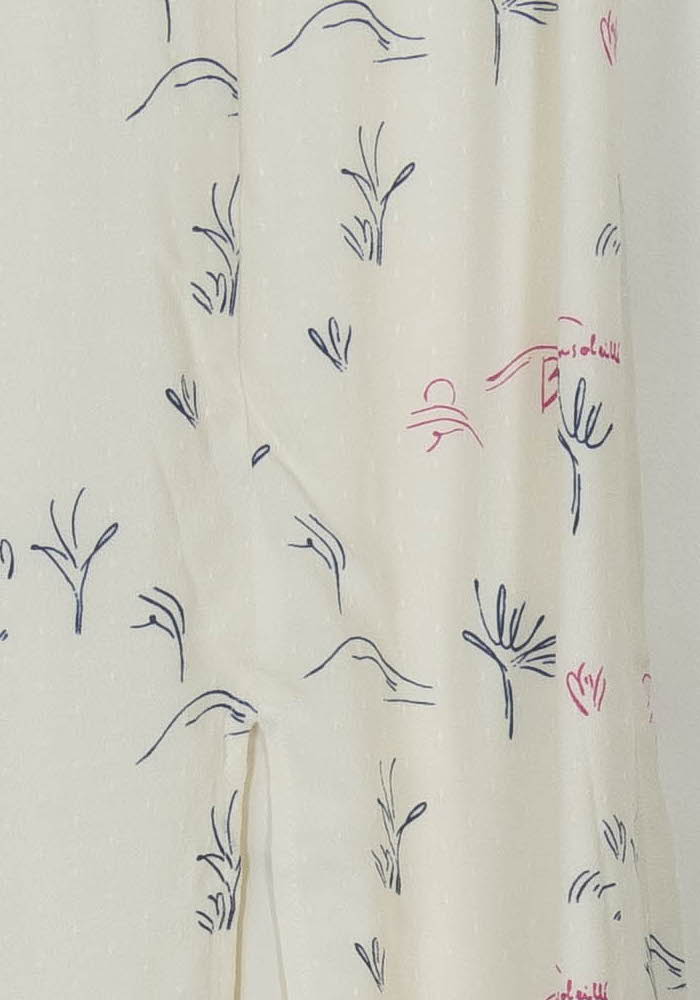 Jupe Longue Blanche et Bleue - Taille XL/42 de la marque Des petits hauts | PARAD108565 - Vendu par Paradigme - Image 3