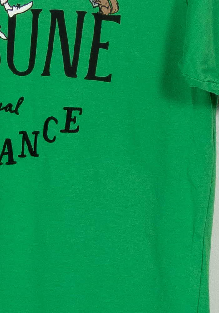 Tee-shirt Vert - Taille XS/34 de la marque Maison Kitsuné | PARAD108568 - Vendu par Paradigme - Image 3