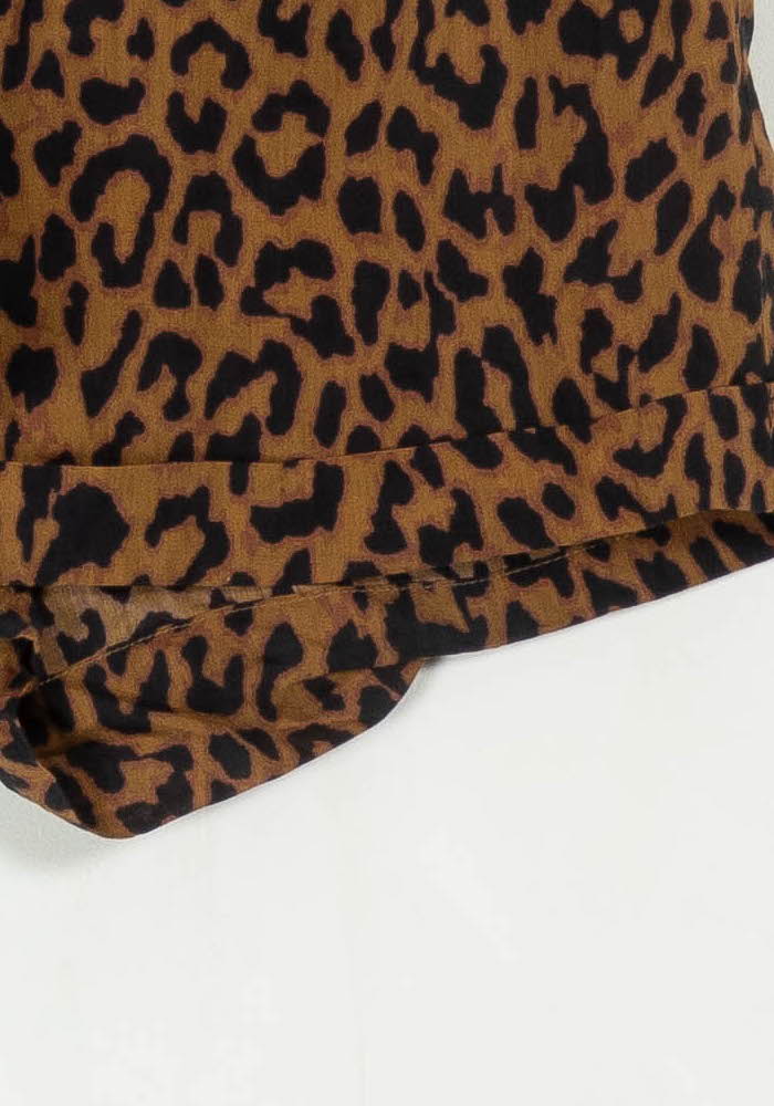 Short Léopard Marron et Noir - Taille XS/34 de la marque Essentiel Antwerp | PARAD108569 - Vendu par Paradigme - Image 3