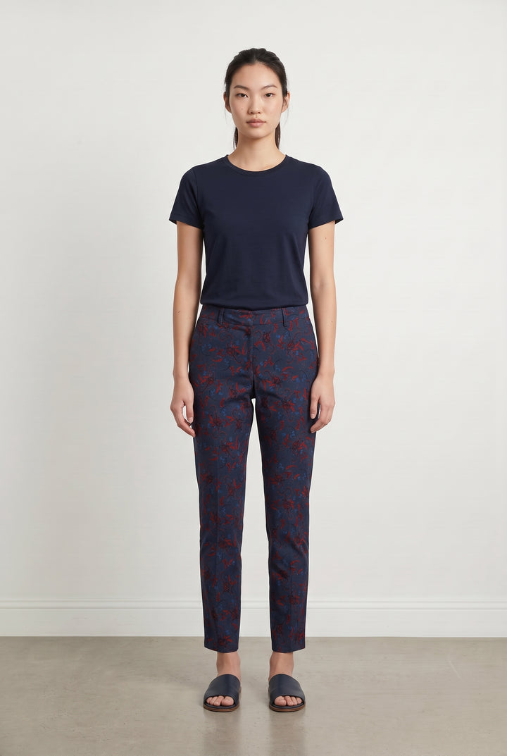 Pantalon Slim Bleu et Rouge - Taille M/38 de la marque Ekyog | PARAD108571 - Vendu par Paradigme - Image 1