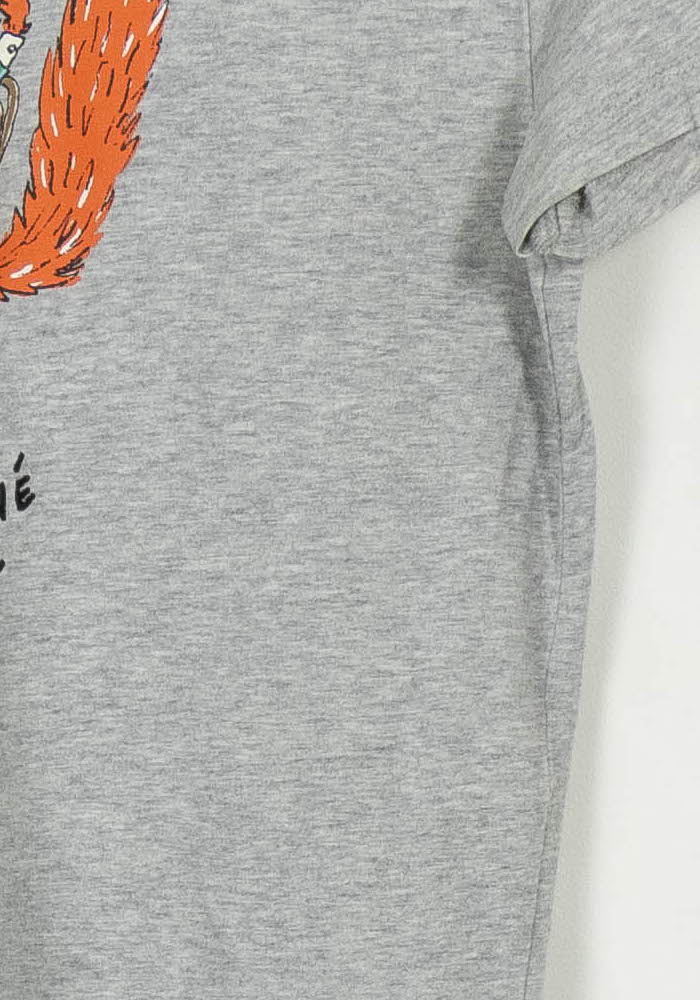 Tee-shirt Gris - Taille M/38 de la marque Maison Kitsuné | PARAD108575 - Vendu par Paradigme - Image 3