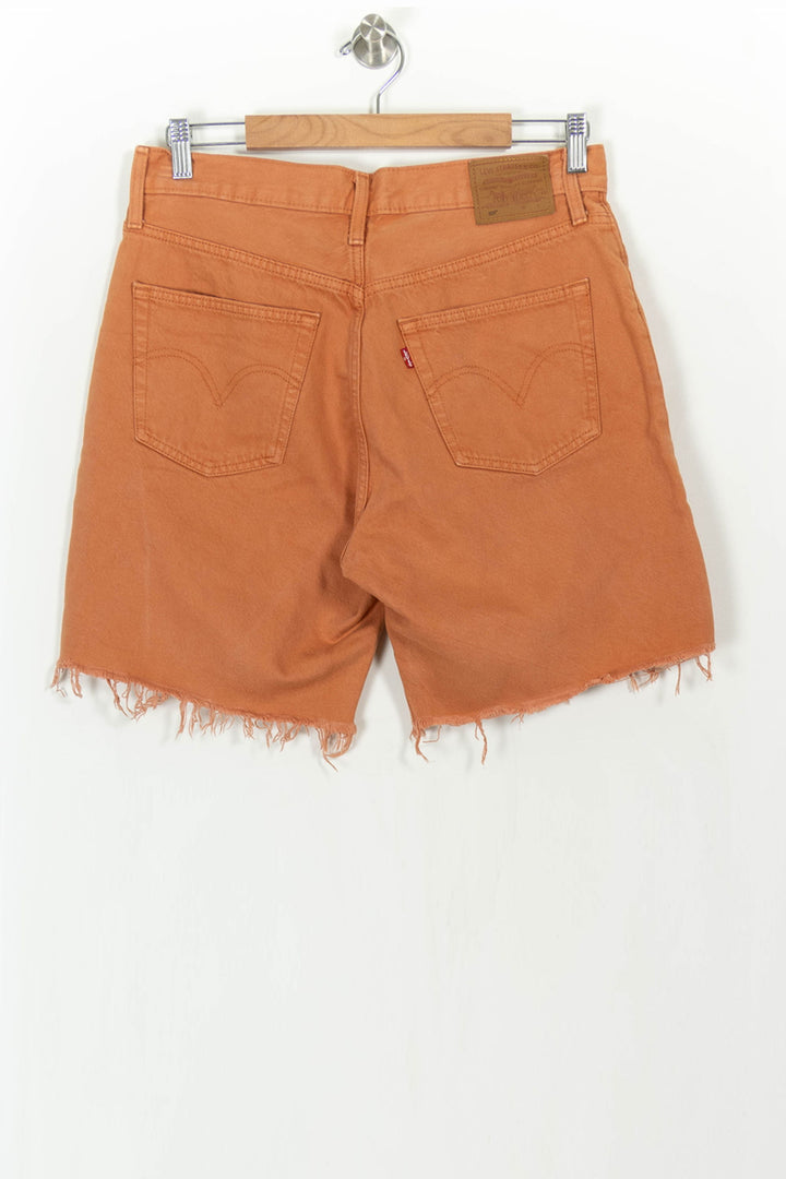 Short en Jean Orange - Taille L/40 de la marque Levi's | PARAD108578 - Vendu par Paradigme - Image 4