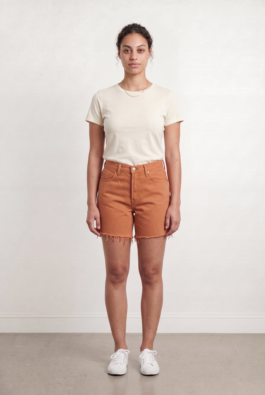 Short en Jean Orange - Taille L/40 de la marque Levi's | PARAD108578 - Vendu par Paradigme - Image 1