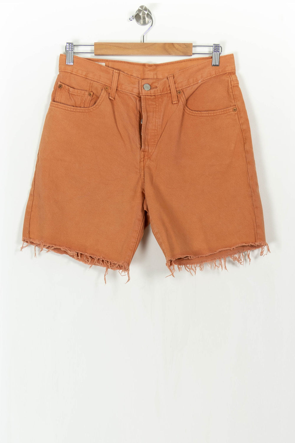 Short en Jean Orange - Taille L/40 de la marque Levi's | PARAD108578 - Vendu par Paradigme - Image 2
