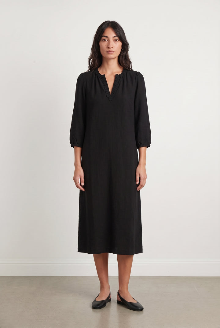 Robe Midi Noire - Taille XS/34 de la marque A.P.C. | PARAD108580 - Vendu par Paradigme - Image 1