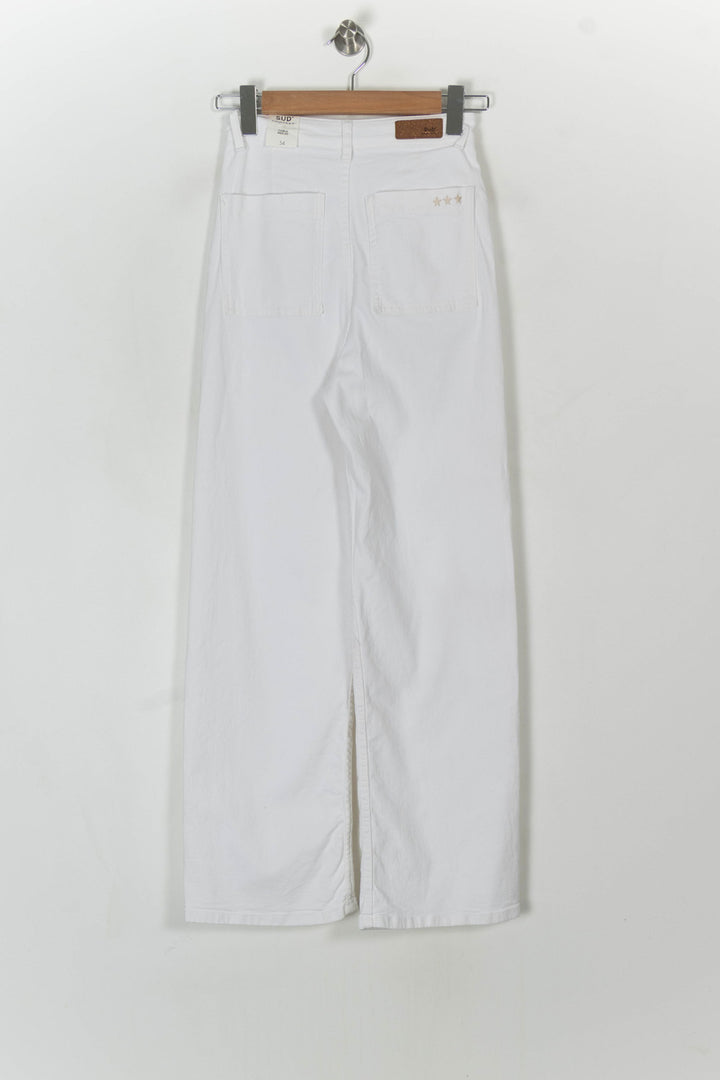 Jean Blanc - Taille XS/34 de la marque Sud express | PARAD108581 - Vendu par Paradigme - Image 5
