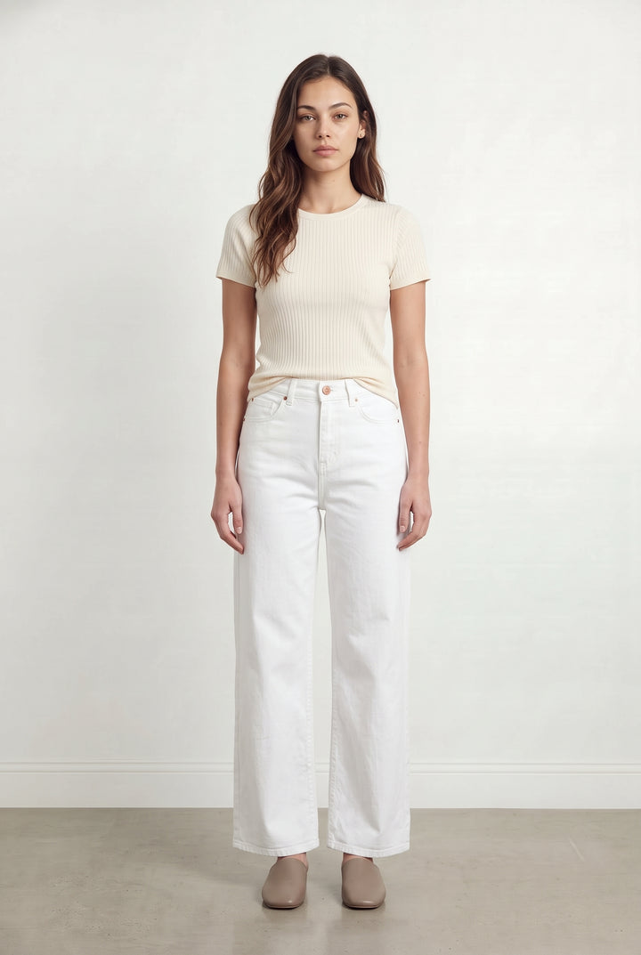 Jean Blanc - Taille XS/34 de la marque Sud express | PARAD108581 - Vendu par Paradigme - Image 1