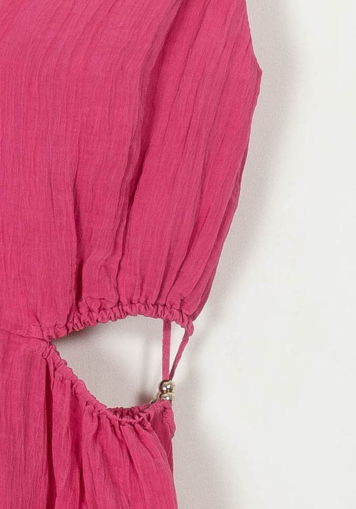 Robe Midi Rose - Taille S/36 de la marque Maje | PARAD108582 - Vendu par Paradigme - Image 3