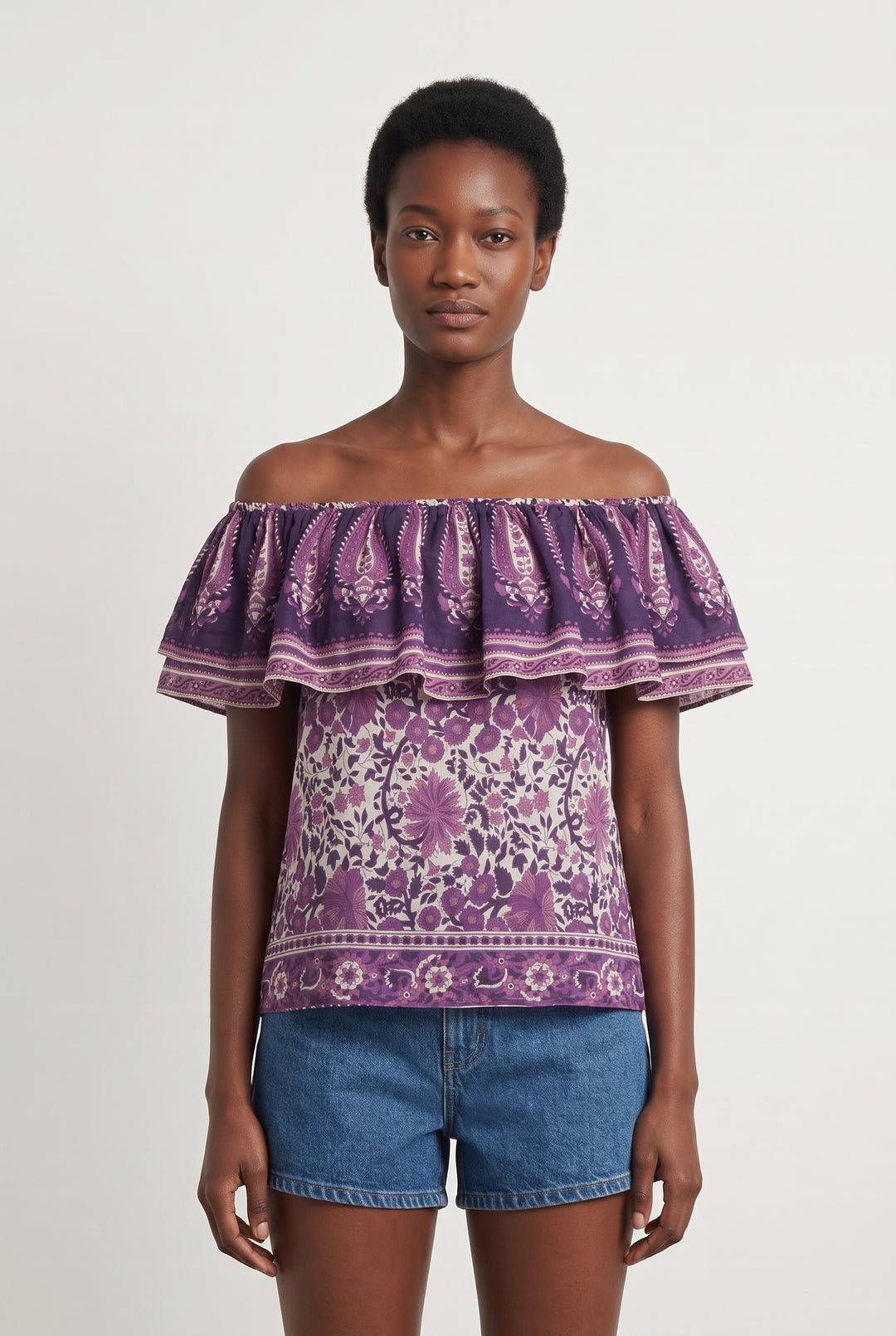 Blouse Violette - Taille S/36 de la marque Petite Mendigote | PARAD108583 - Vendu par Paradigme - Image 1