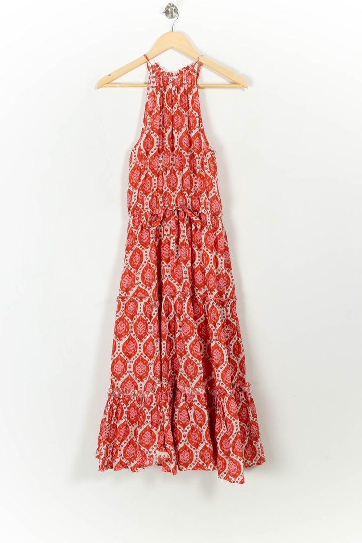 Robe Longue Rouge et Blanche - Taille S/36 de la marque Petite Mendigote | PARAD108584 - Vendu par Paradigme - Image 2