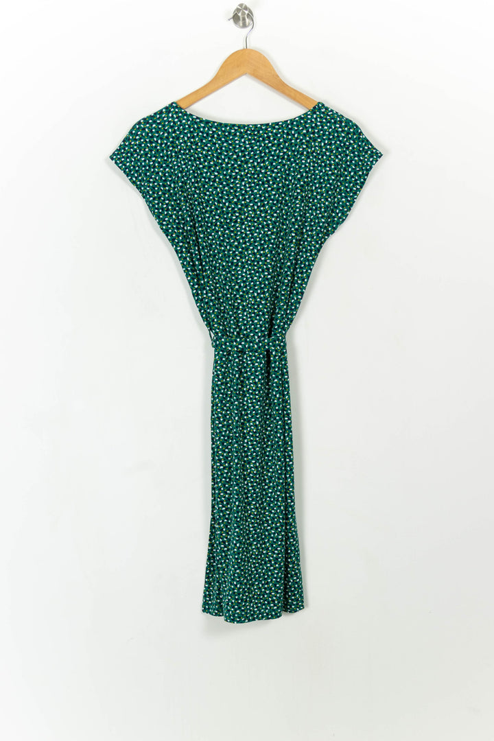 Robe Midi Verte - Taille S/36 de la marque Agnès b. | PARAD108588 - Vendu par Paradigme - Image 4