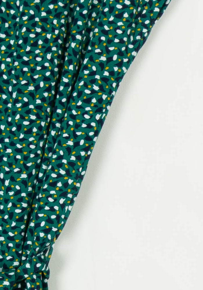 Robe Midi Verte - Taille S/36 de la marque Agnès b. | PARAD108588 - Vendu par Paradigme - Image 3