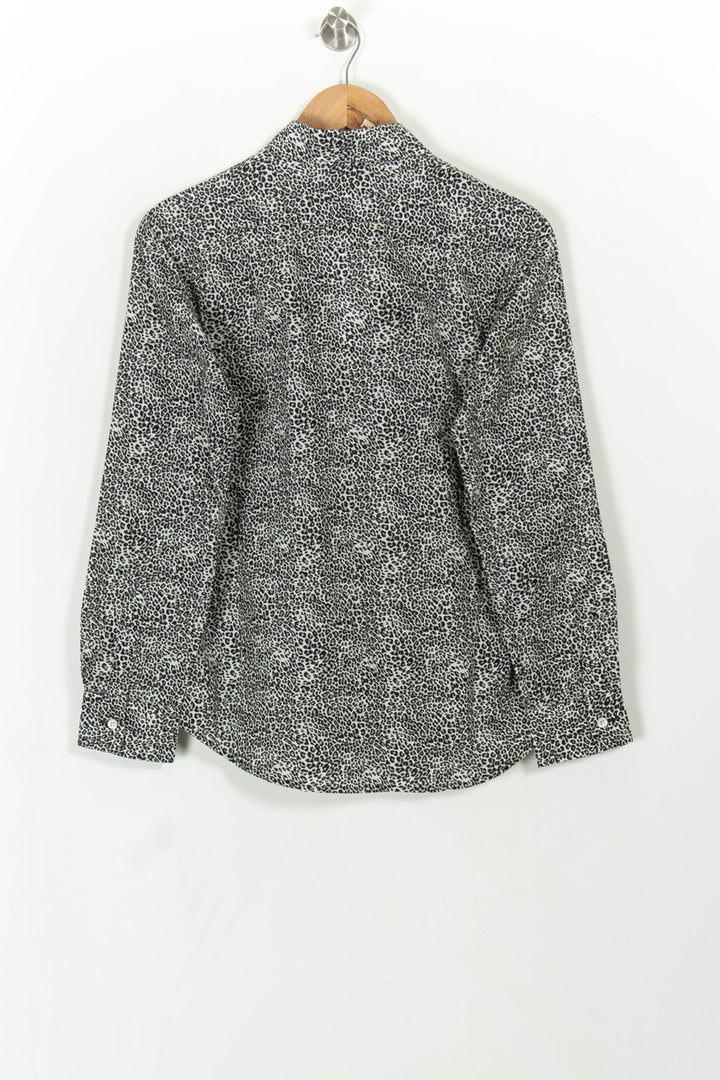Chemise Noire et Blanche - Taille S/36 de la marque Agnès b. | PARAD108589 - Vendu par Paradigme - Image 4
