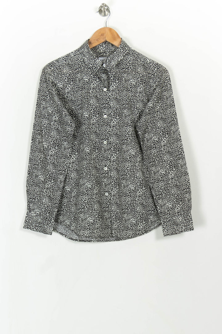 Chemise Noire et Blanche - Taille S/36 de la marque Agnès b. | PARAD108589 - Vendu par Paradigme - Image 2