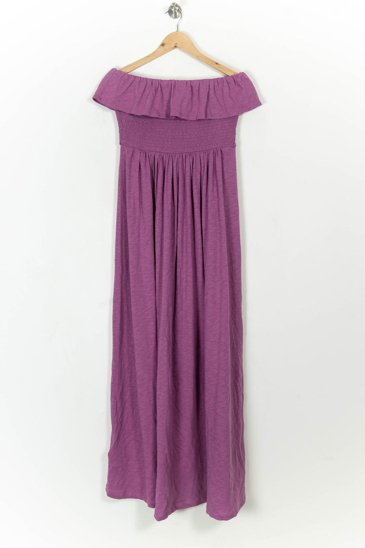 Robe Longue Violette - Taille S/36 de la marque ba&sh | PARAD108593 - Vendu par Paradigme - Image 4