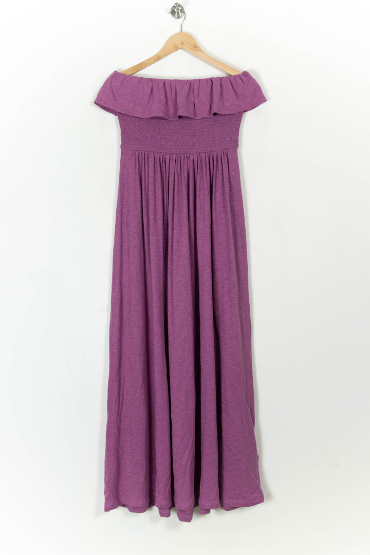 Robe Longue Violette - Taille S/36 de la marque ba&sh | PARAD108593 - Vendu par Paradigme - Image 2