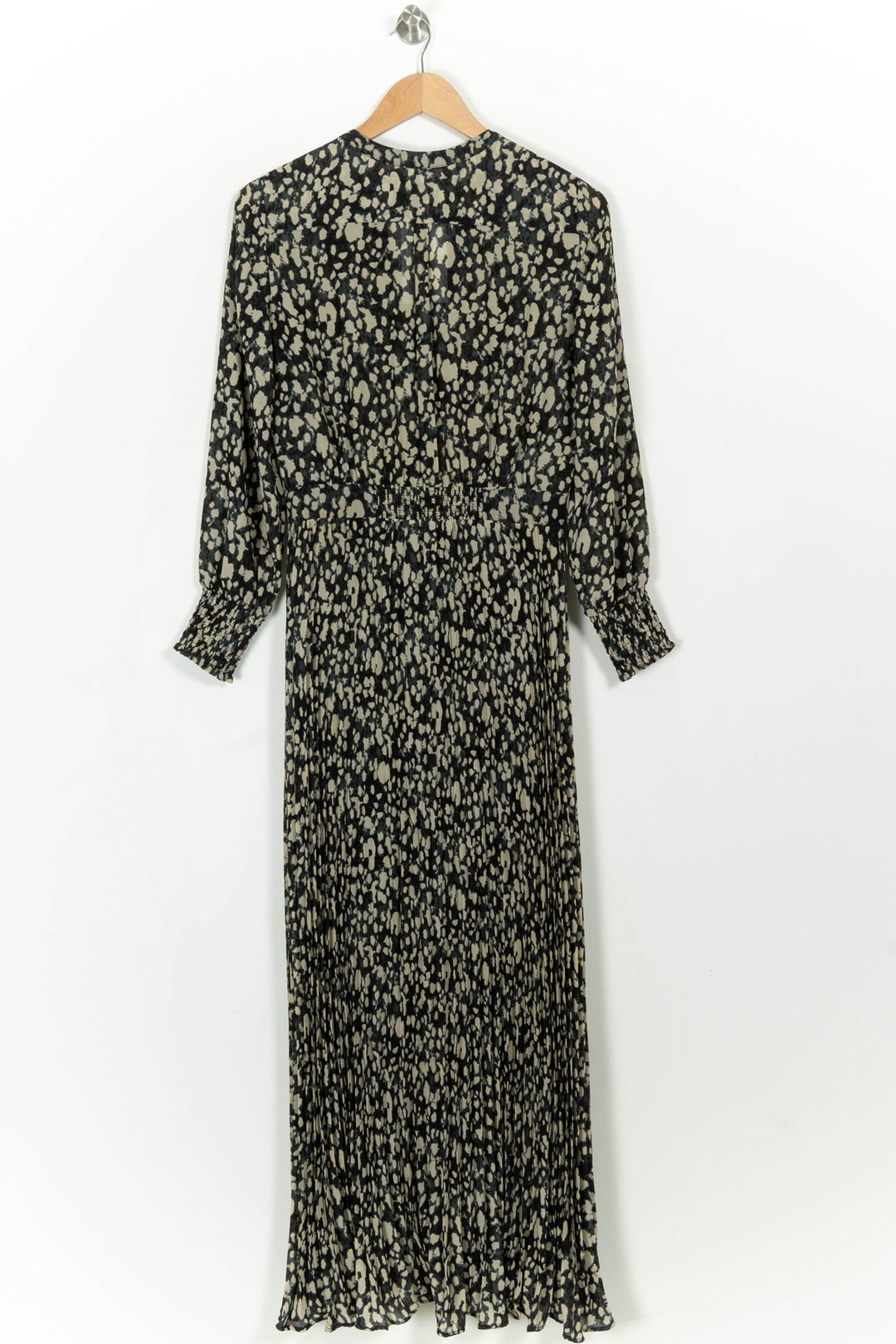 Robe Longue Noire et Beige - Taille S/36 de la marque ba&sh | PARAD108594 - Vendu par Paradigme - Image 4
