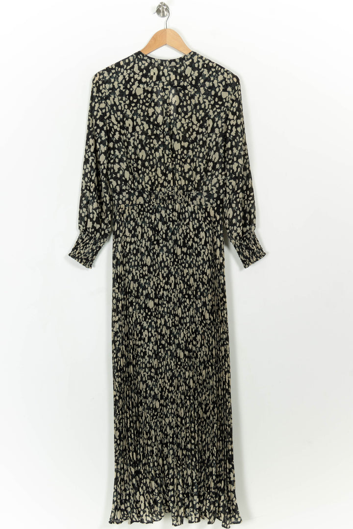 Robe Longue Noire et Beige - Taille S/36 de la marque ba&sh | PARAD108594 - Vendu par Paradigme - Image 4
