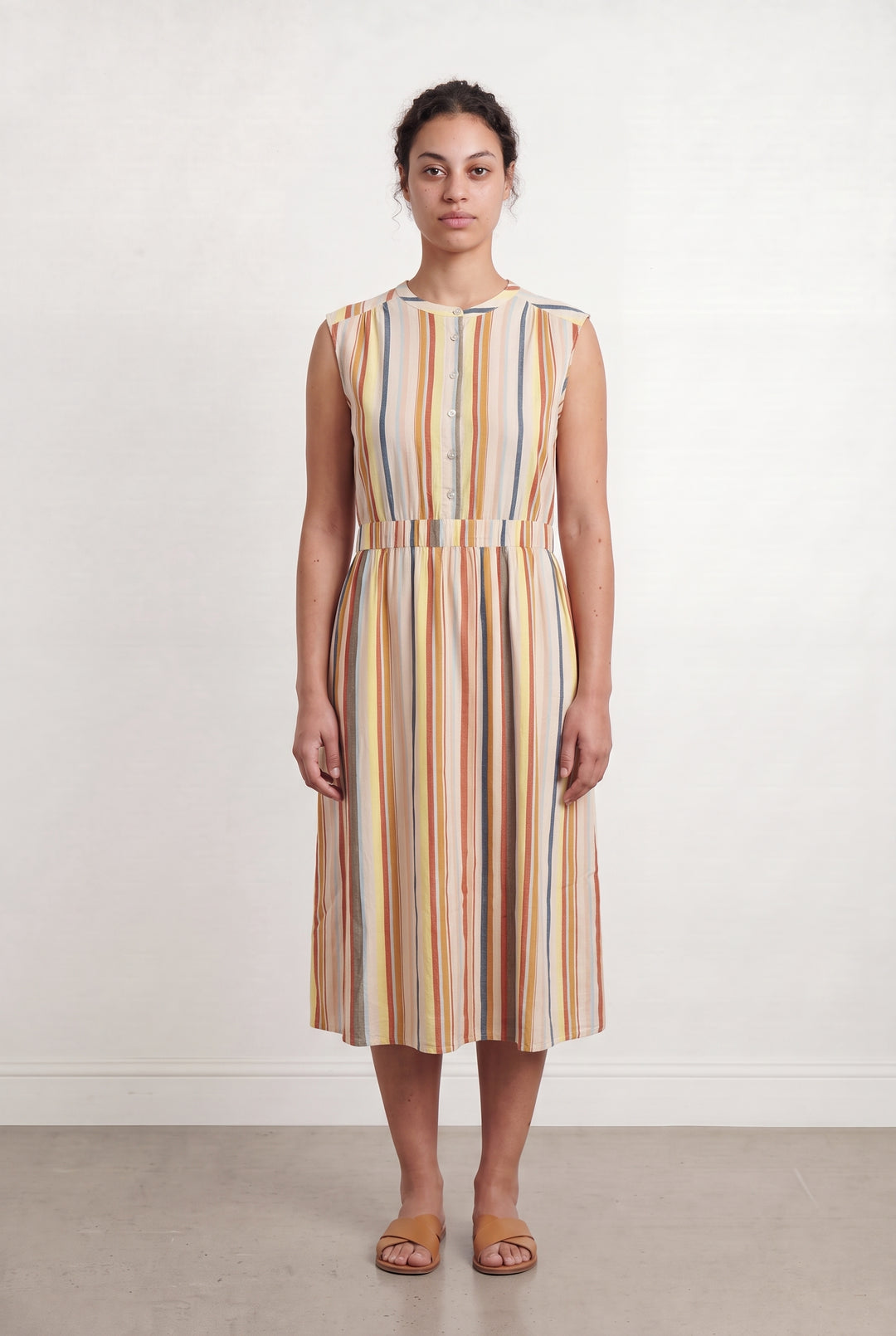 Robe Midi Multicolore - Taille XL/42 de la marque Caroll | PARAD108596 - Vendu par Paradigme - Image 1