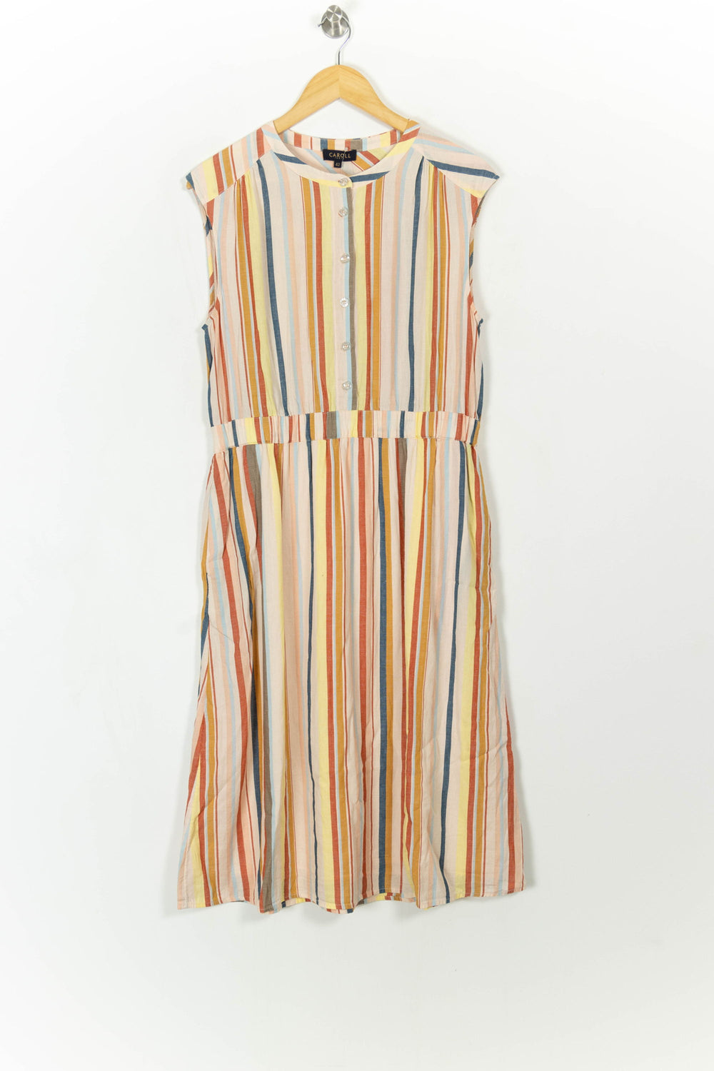 Robe Midi Multicolore - Taille XL/42 de la marque Caroll | PARAD108596 - Vendu par Paradigme - Image 2
