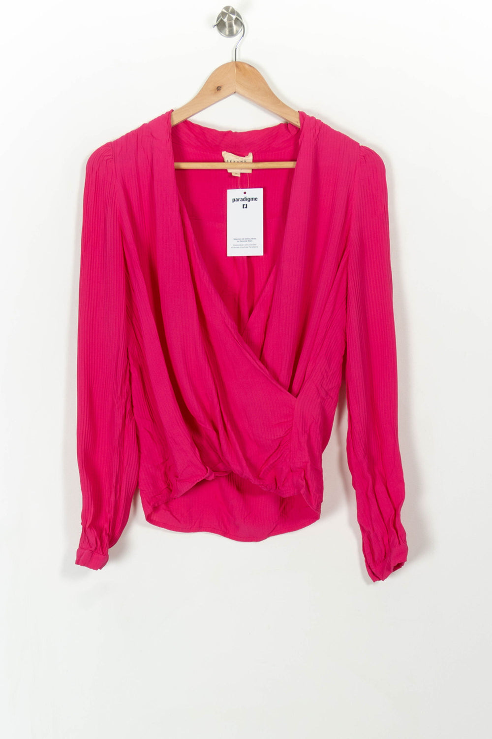 Blouse Rose - Taille M/38 de la marque Sézane | PARAD108599 - Vendu par Paradigme - Image 2
