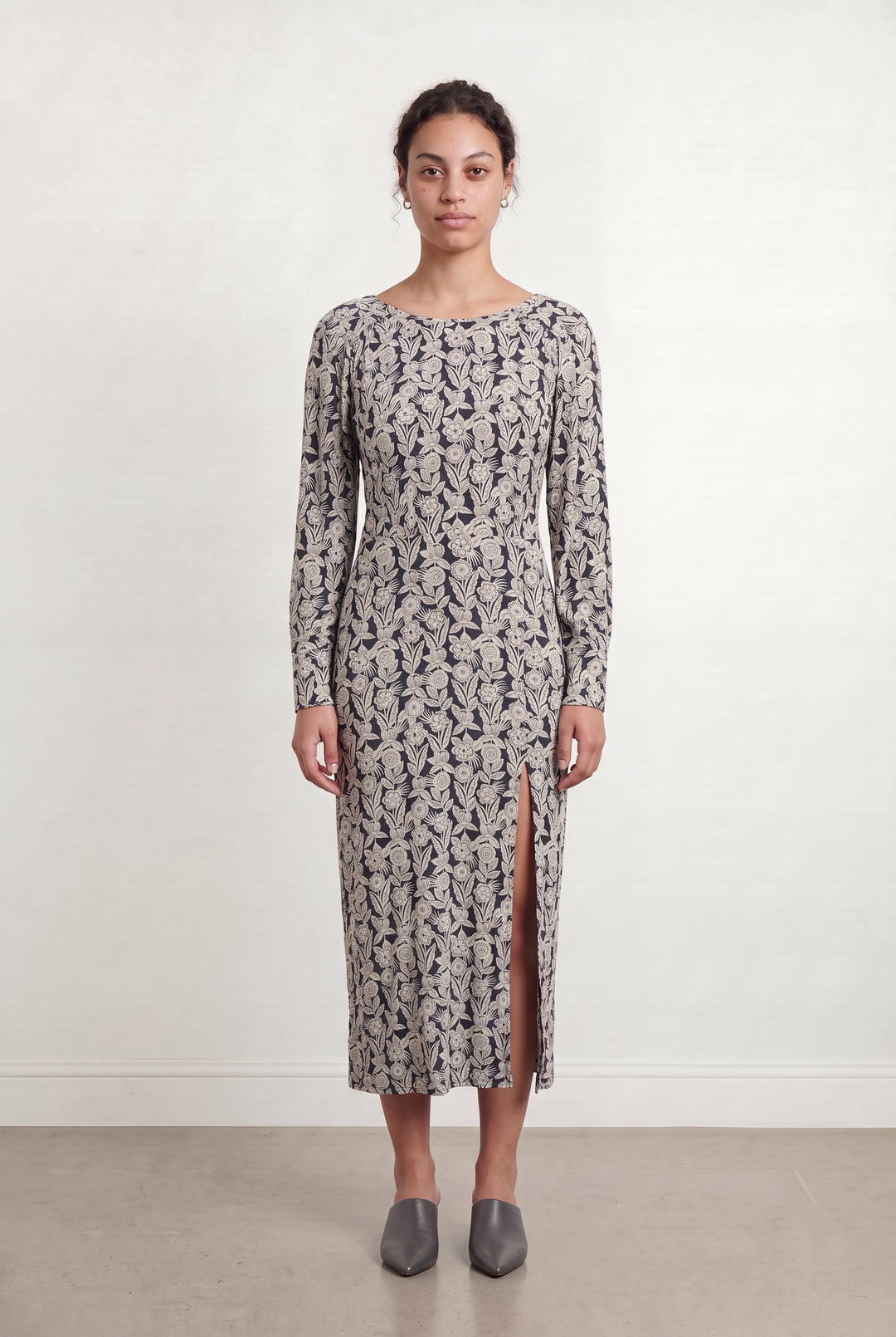 Robe Midi Noire et Blanche - Taille L/40 de la marque Balzac Paris | PARAD108602 - Vendu par Paradigme - Image 1