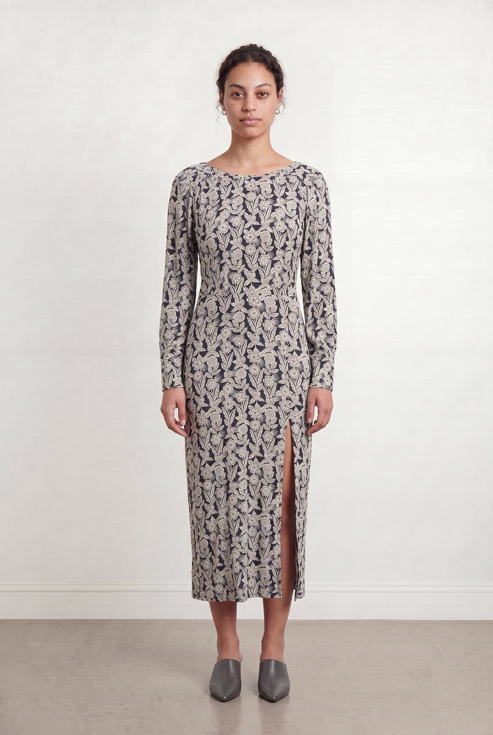 Robe Midi Noire et Blanche - Taille L/40 de la marque Balzac Paris | PARAD108602 - Vendu par Paradigme - Image 1
