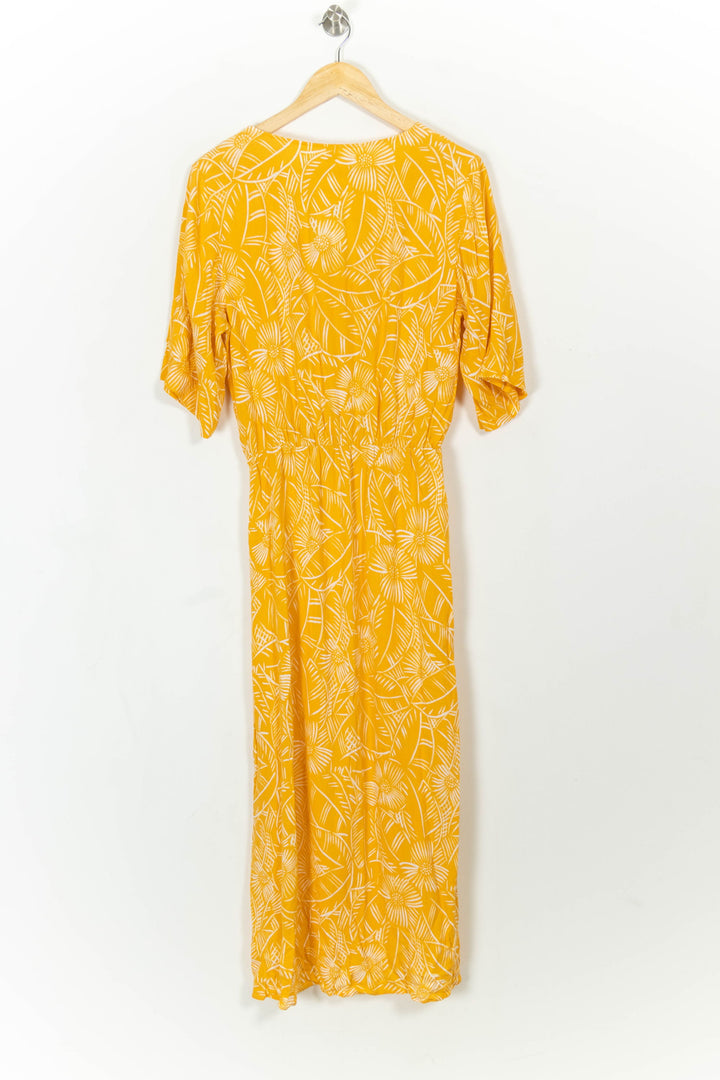 Robe Longue Jaune et Blanche - Taille M/38 de la marque Des petits hauts | PARAD108606 - Vendu par Paradigme - Image 4