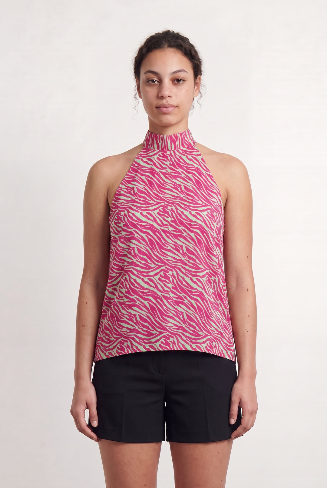 Débardeur Rose et Blanc - Taille L/40 de la marque Elise Chalmin | PARAD108610 - Vendu par Paradigme - Image 1