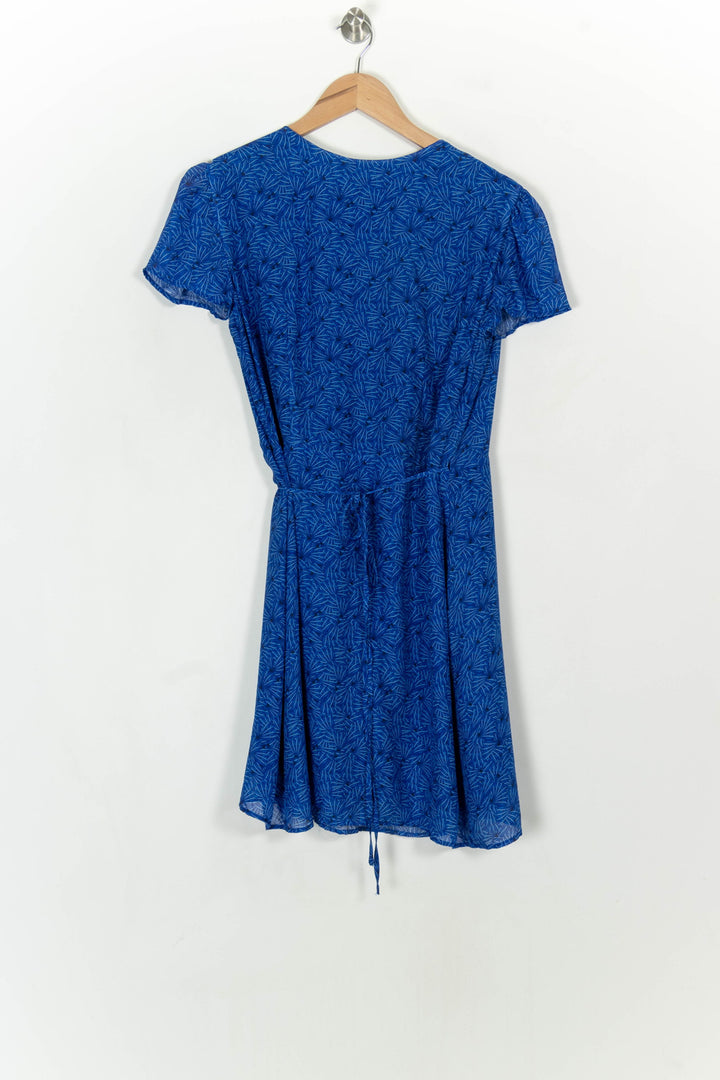 Robe Portefeuille Bleue - Taille L/40 de la marque Soi Paris | PARAD108611 - Vendu par Paradigme - Image 5