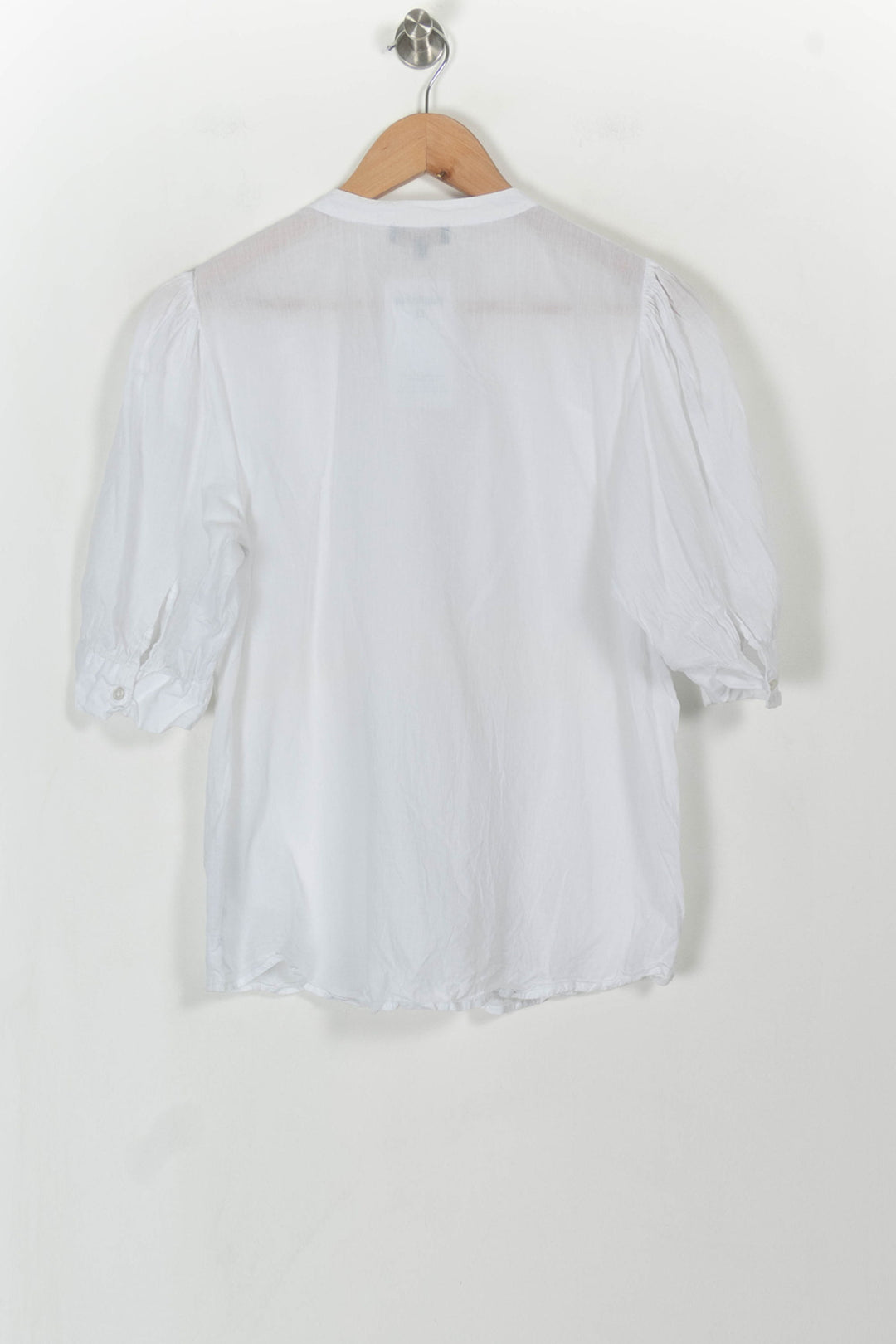 Blouse Blanche - Taille L/40 de la marque Caroll | PARAD108639 - Vendu par Paradigme - Image 4