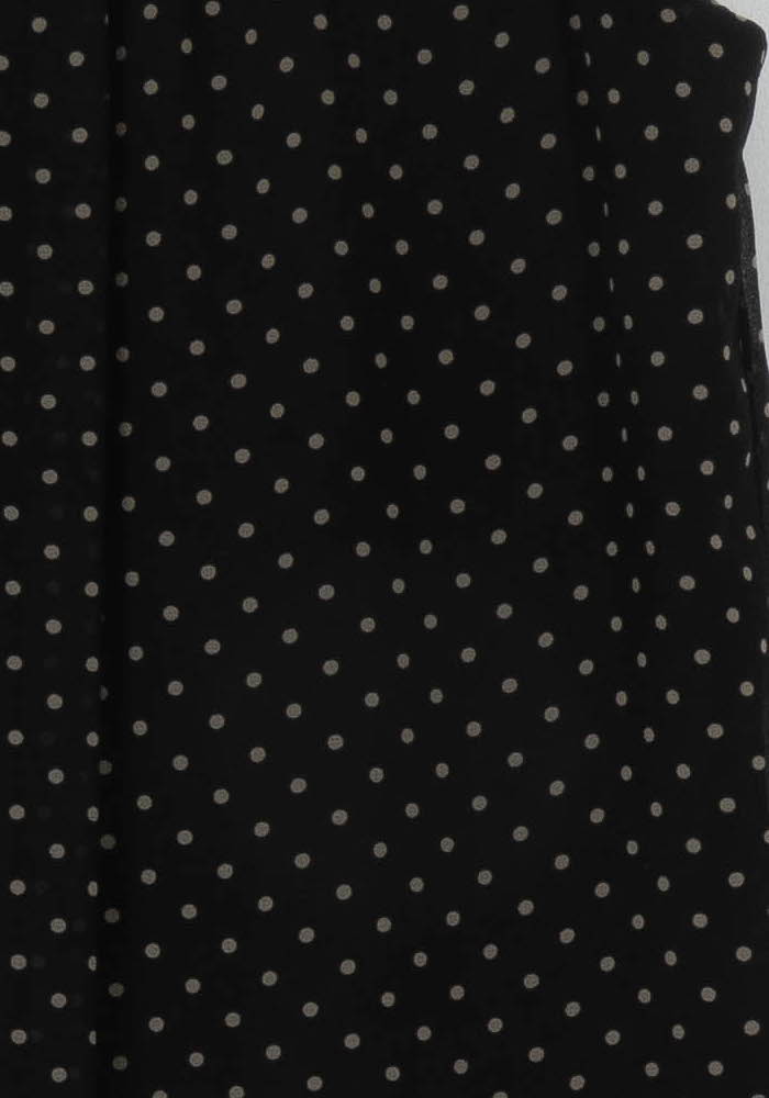 Robe Trapèze Noire à Pois Blancs - Taille M/38 de la marque Maison 123 | PARAD108640 - Vendu par Paradigme - Image 3