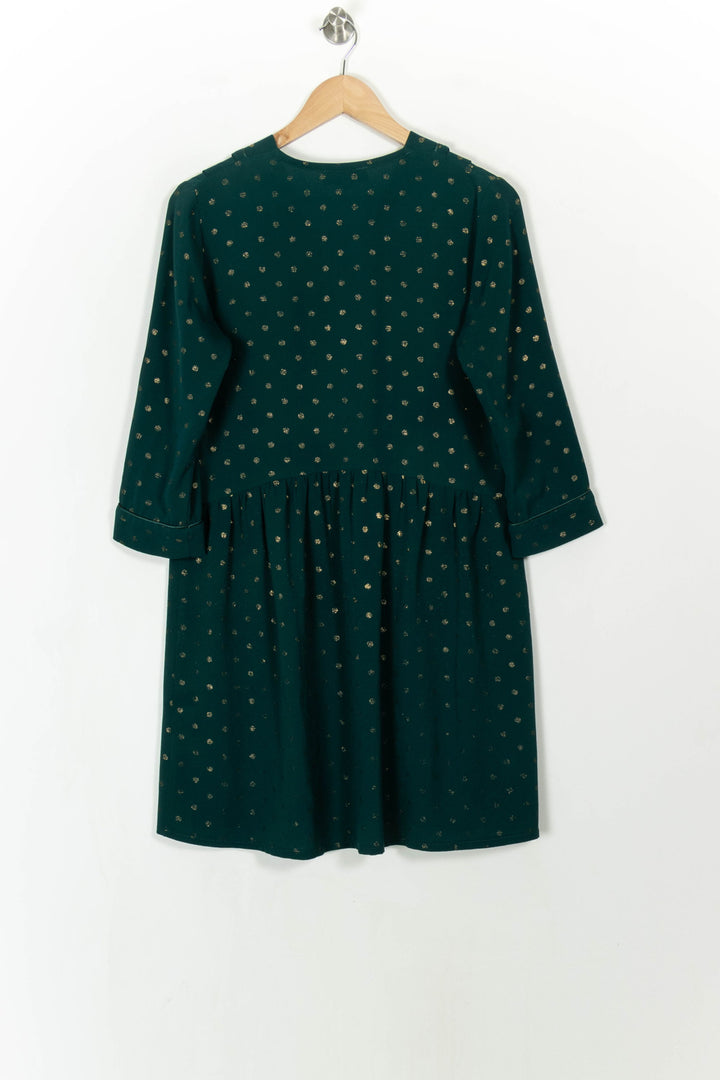 Robe Courte Verte et Dorée - Taille M/38 de la marque Opullence | PARAD108642 - Vendu par Paradigme - Image 4