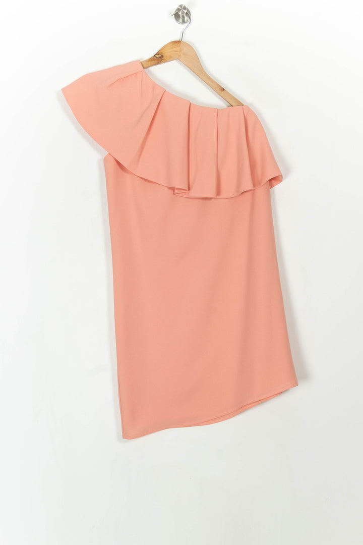 Robe Volant Rose - Taille XS/34 de la marque Maison Guillemette | PARAD108644 - Vendu par Paradigme - Image 4