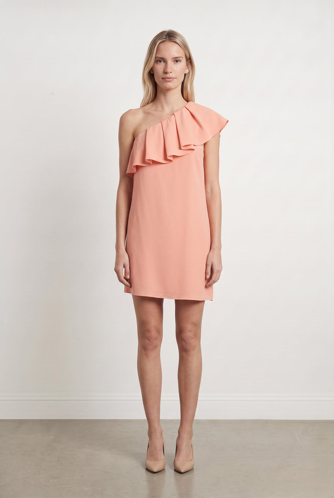 Robe Volant Rose - Taille XS/34 de la marque Maison Guillemette | PARAD108644 - Vendu par Paradigme - Image 1