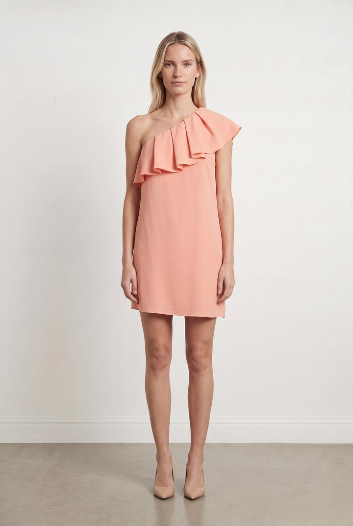 Robe Volant Rose - Taille XS/34 de la marque Maison Guillemette | PARAD108644 - Vendu par Paradigme - Image 1