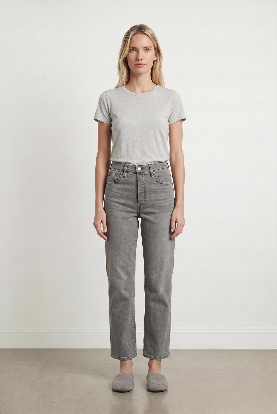 Jean Droit Gris - Taille S/36 de la marque Levi's | PARAD108646 - Vendu par Paradigme - Image 1