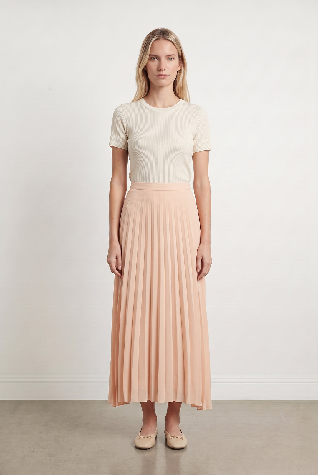 Jupe Plissée Rose - Taille M/38 de la marque Maison 123 | PARAD108647 - Vendu par Paradigme - Image 1