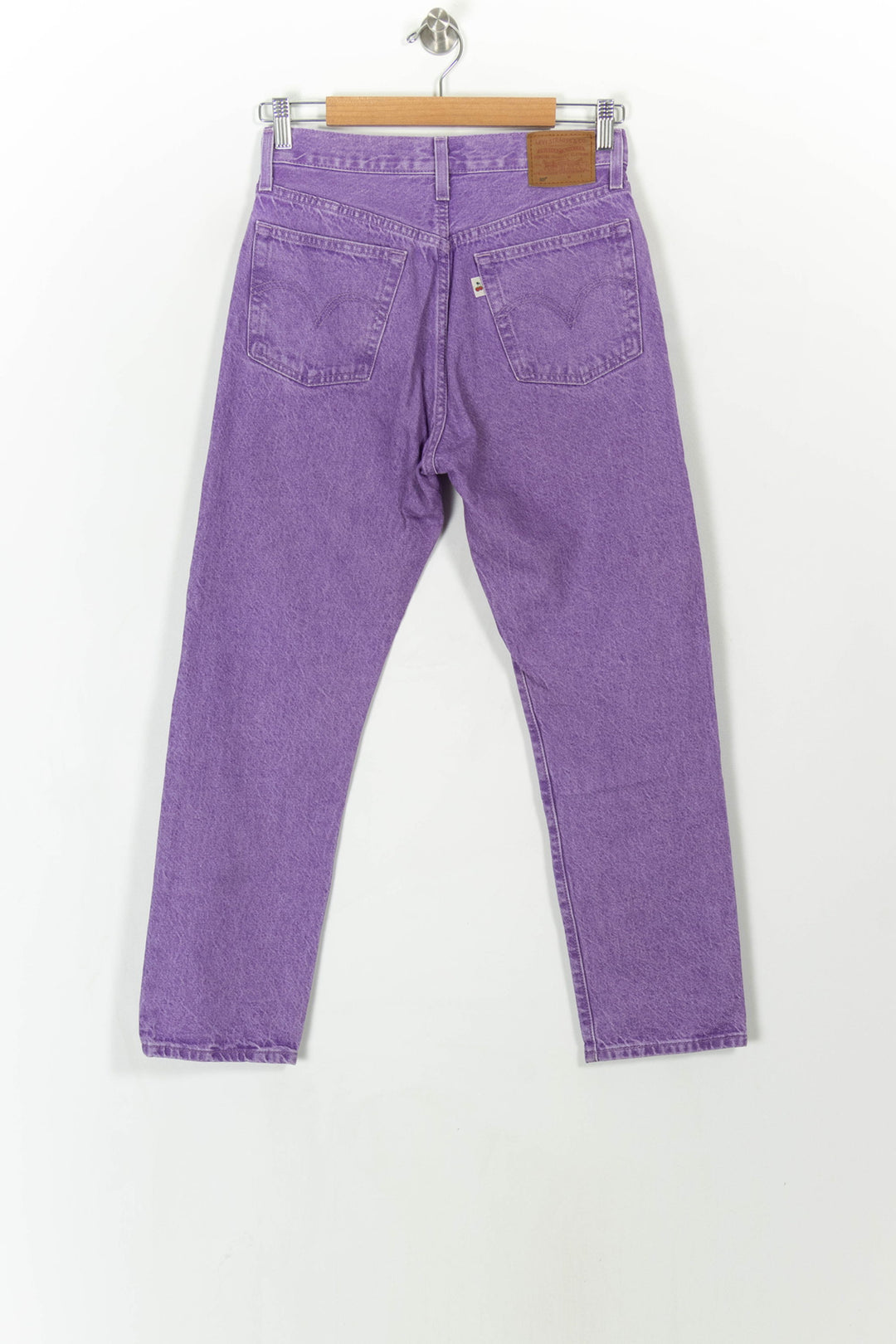 Jean Droit Violet - Taille S/36 de la marque Levi's | PARAD108650 - Vendu par Paradigme - Image 4