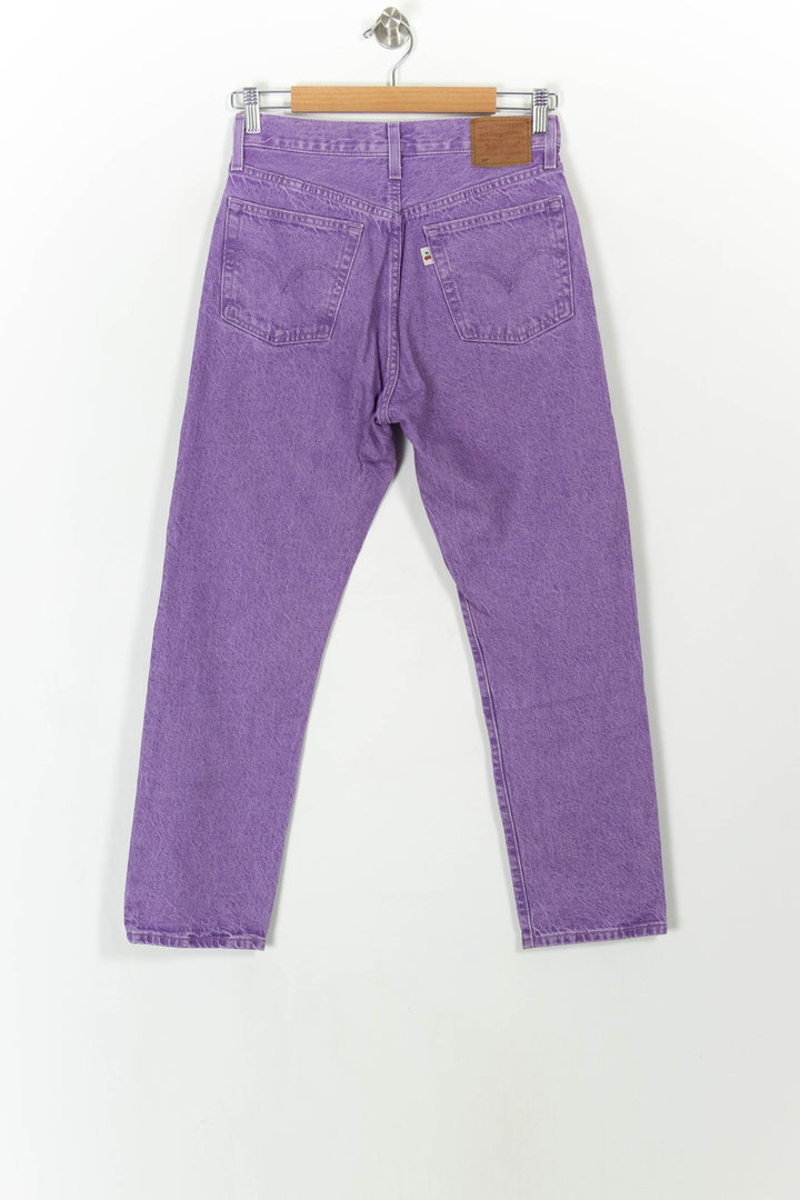 Jean Droit Violet - Taille S/36 de la marque Levi's | PARAD108650 - Vendu par Paradigme - Image 4