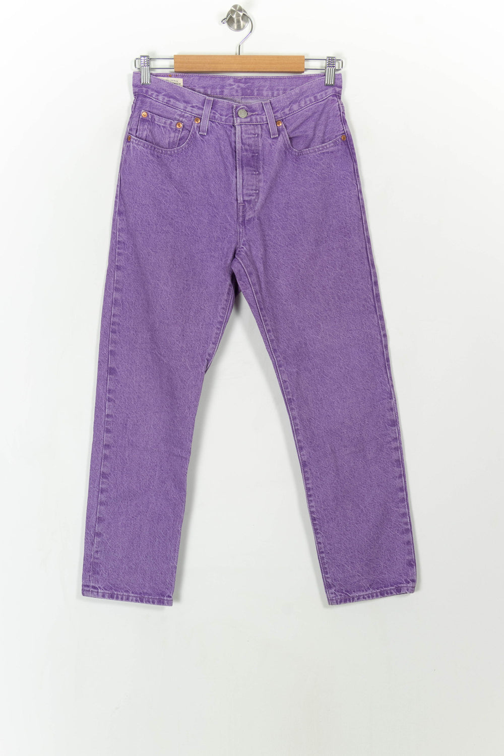 Jean Droit Violet - Taille S/36 de la marque Levi's | PARAD108650 - Vendu par Paradigme - Image 2